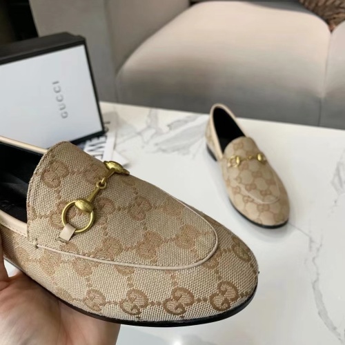 Replica Gucci Oxfords Shoes For Women #1211285 $80.00 USD for Wholesale