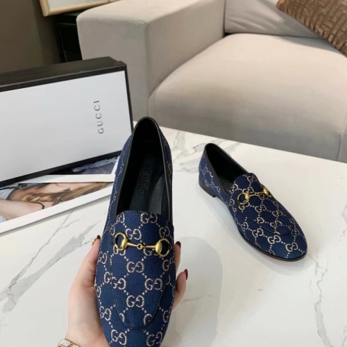 Replica Gucci Oxfords Shoes For Women #1211288 $80.00 USD for Wholesale