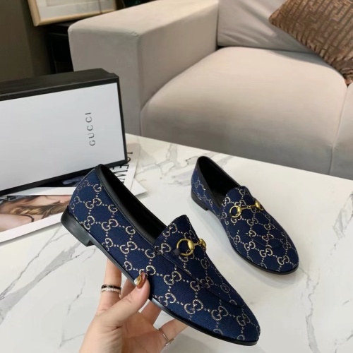 Replica Gucci Oxfords Shoes For Women #1211288 $80.00 USD for Wholesale