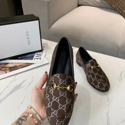 Replica Gucci Oxfords Shoes For Women #1211290 $80.00 USD for Wholesale