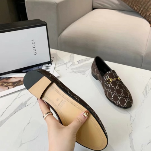 Replica Gucci Oxfords Shoes For Women #1211290 $80.00 USD for Wholesale