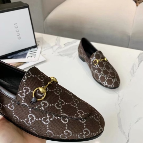 Replica Gucci Oxfords Shoes For Women #1211290 $80.00 USD for Wholesale