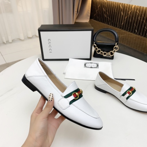 Replica Gucci Oxfords Shoes For Women #1211294 $82.00 USD for Wholesale