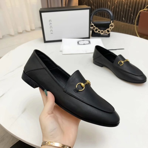 Replica Gucci Oxfords Shoes For Women #1211296 $80.00 USD for Wholesale