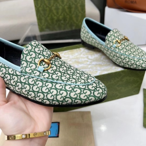 Replica Gucci Oxfords Shoes For Women #1211349 $98.00 USD for Wholesale