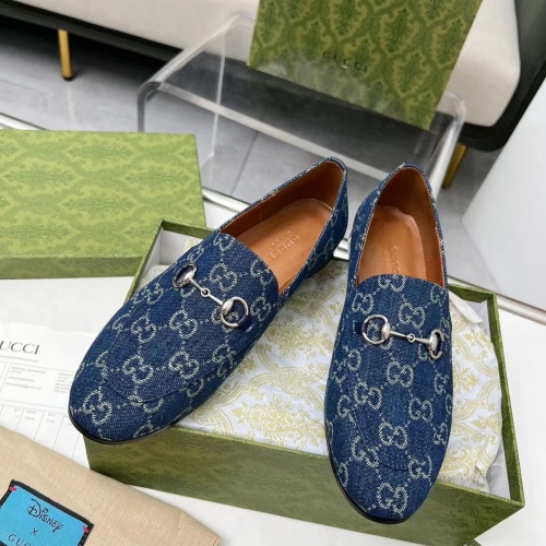 Replica Gucci Oxfords Shoes For Women #1211351 $98.00 USD for Wholesale