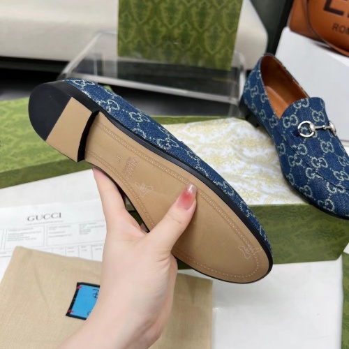 Replica Gucci Oxfords Shoes For Women #1211351 $98.00 USD for Wholesale