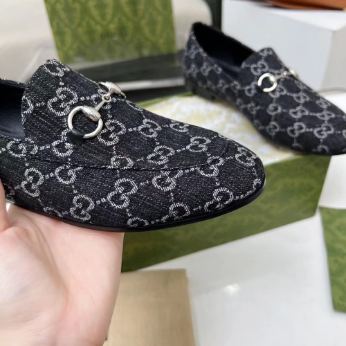 Replica Gucci Oxfords Shoes For Women #1211353 $98.00 USD for Wholesale