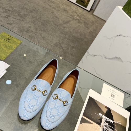 Replica Gucci Oxfords Shoes For Women #1211359 $96.00 USD for Wholesale