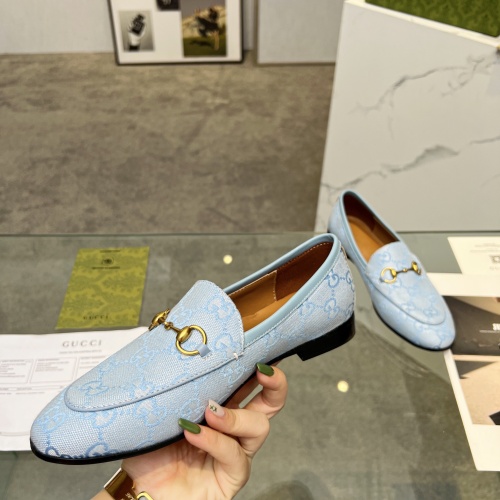 Replica Gucci Oxfords Shoes For Women #1211359 $96.00 USD for Wholesale