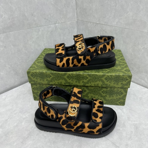 Replica Gucci Sandal For Women #1211373 $100.00 USD for Wholesale