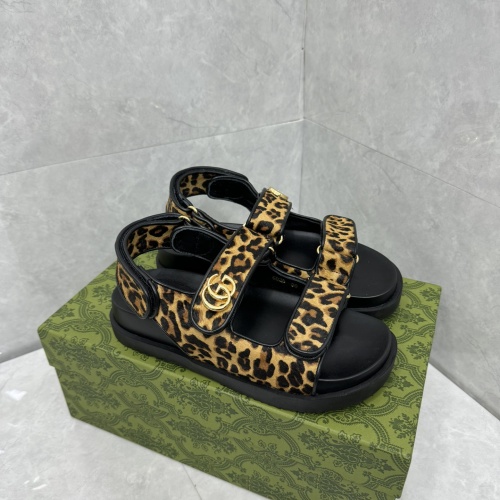 Replica Gucci Sandal For Women #1211374 $100.00 USD for Wholesale