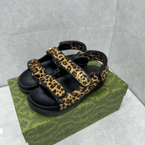 Replica Gucci Sandal For Women #1211374 $100.00 USD for Wholesale