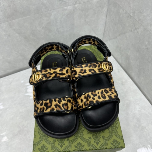 Replica Gucci Sandal For Women #1211374 $100.00 USD for Wholesale