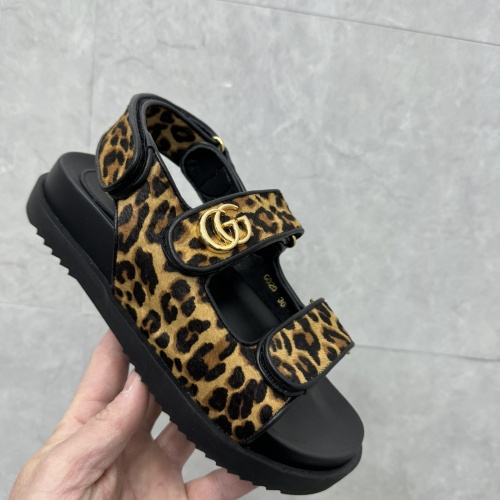 Replica Gucci Sandal For Women #1211374 $100.00 USD for Wholesale