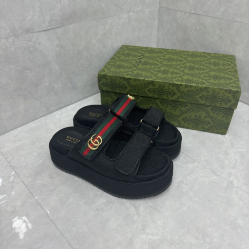 Replica Gucci Slippers For Women #1211387 $88.00 USD for Wholesale