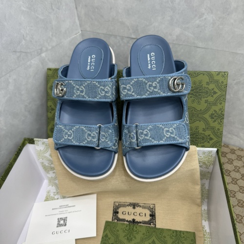 Replica Gucci Slippers For Men #1211389 $88.00 USD for Wholesale