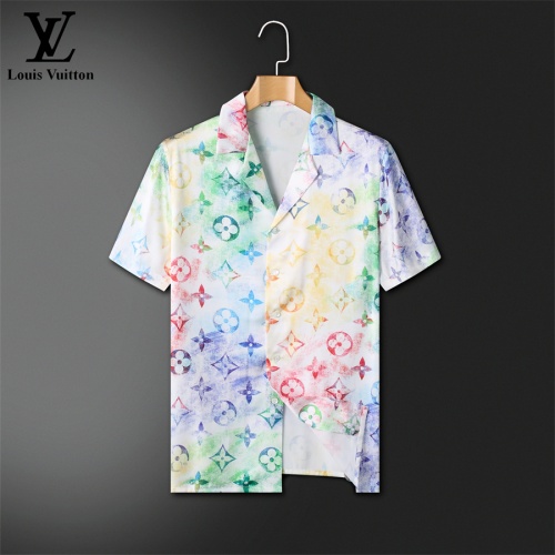 Replica Louis Vuitton LV Tracksuits Short Sleeved For Men #1211415 $72.00 USD for Wholesale