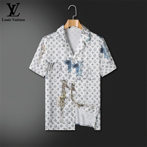 Replica Louis Vuitton LV Tracksuits Short Sleeved For Men #1211417 $72.00 USD for Wholesale