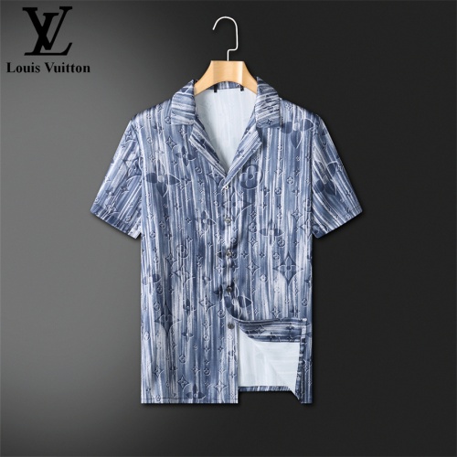 Replica Louis Vuitton LV Tracksuits Short Sleeved For Men #1211420 $72.00 USD for Wholesale