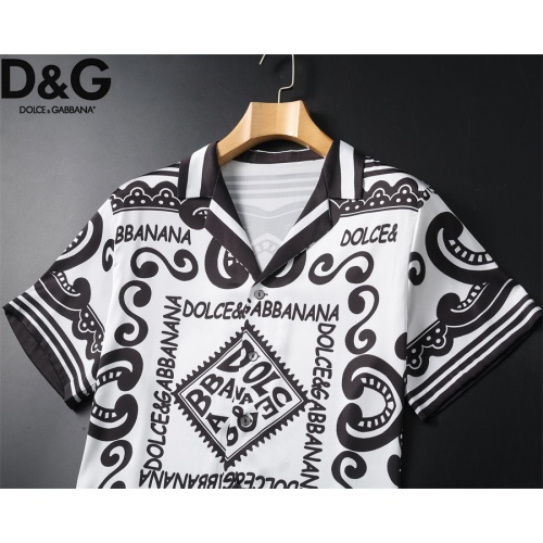 Replica Dolce & Gabbana D&G Tracksuits Short Sleeved For Men #1211441 $72.00 USD for Wholesale