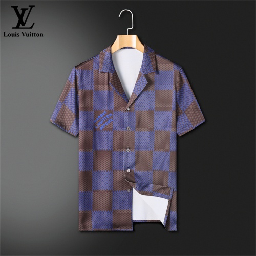 Replica Louis Vuitton LV Tracksuits Short Sleeved For Men #1211446 $72.00 USD for Wholesale