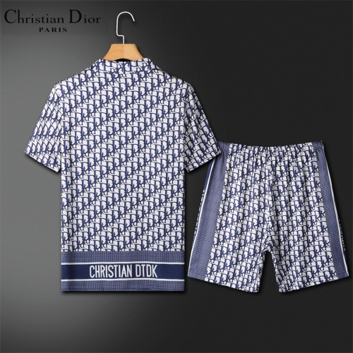 Replica Christian Dior Tracksuits Short Sleeved For Men #1211447 $72.00 USD for Wholesale