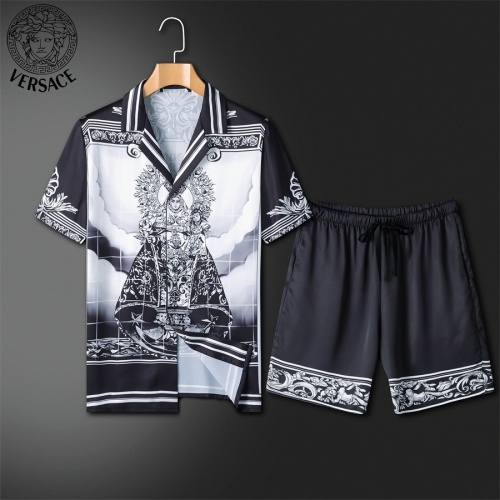 Versace Tracksuits Short Sleeved For Men #1211454 $72.00 USD, Wholesale Replica Versace Tracksuits