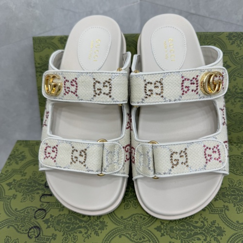 Replica Gucci Slippers For Women #1211455 $92.00 USD for Wholesale