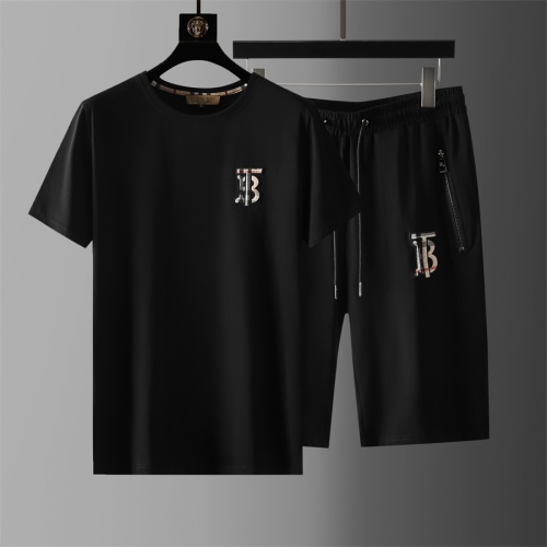 Burberry Tracksuits Short Sleeved For Men #1211495 $64.00 USD, Wholesale Replica Burberry Tracksuits