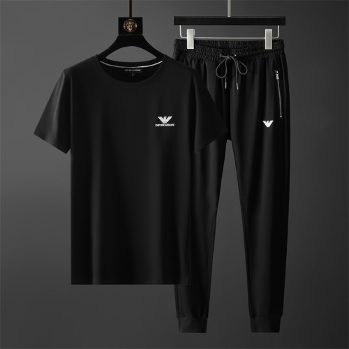 Armani Tracksuits Short Sleeved For Men #1211522 $68.00 USD, Wholesale Replica Armani Tracksuits