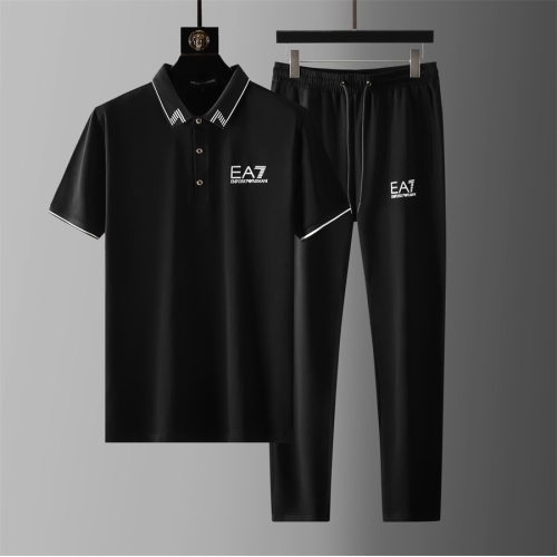 Armani Tracksuits Short Sleeved For Men #1211538 $72.00 USD, Wholesale Replica Armani Tracksuits