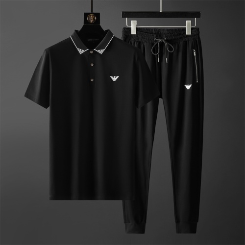 Armani Tracksuits Short Sleeved For Men #1211539 $72.00 USD, Wholesale Replica Armani Tracksuits