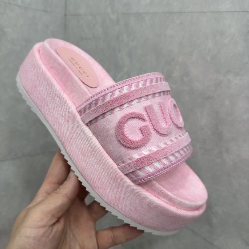 Replica Gucci Slippers For Women #1211557 $88.00 USD for Wholesale