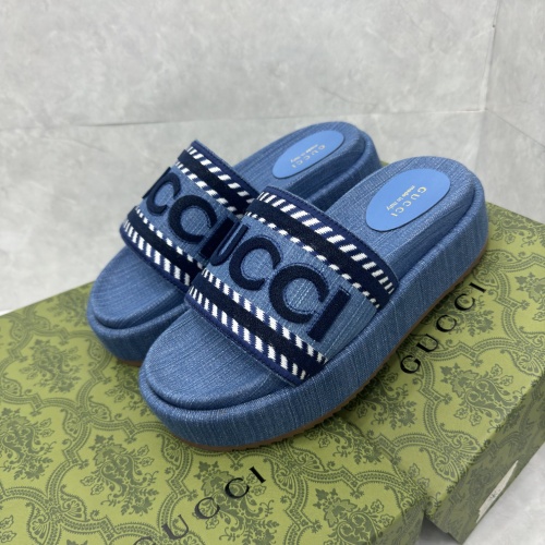 Gucci Slippers For Women #1211558 $88.00 USD, Wholesale Replica Gucci Slippers