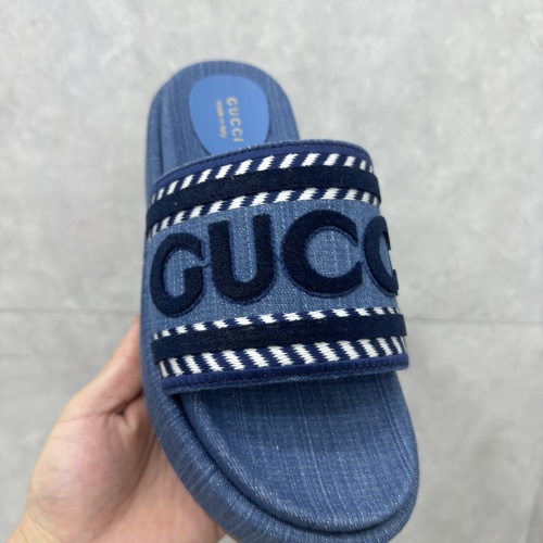 Replica Gucci Slippers For Women #1211558 $88.00 USD for Wholesale