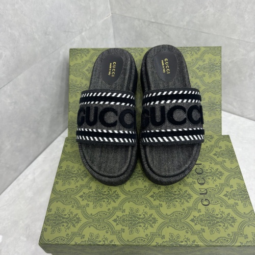 Replica Gucci Slippers For Women #1211559 $88.00 USD for Wholesale