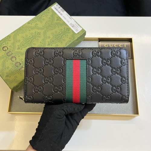 Replica Gucci Wallets #1211646 $40.00 USD for Wholesale