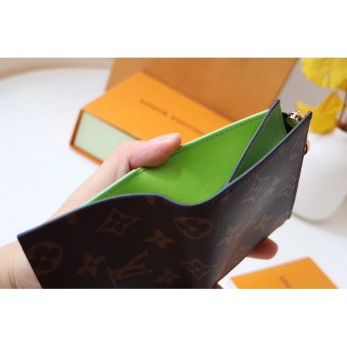 Replica Louis Vuitton AAA Quality Card Case In Green #1211682 $72.00 USD for Wholesale