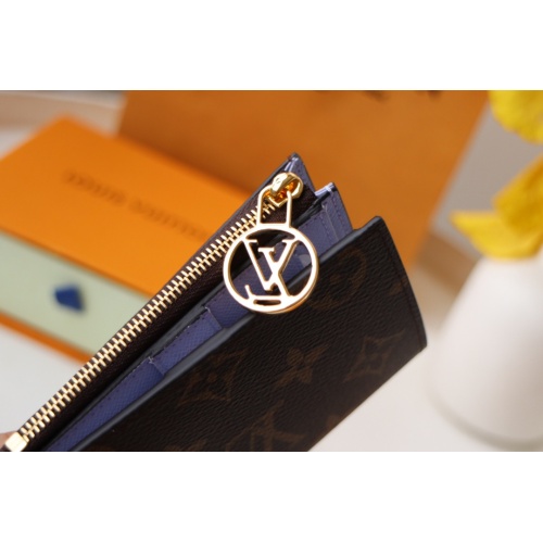 Replica Louis Vuitton AAA Quality Card Case In Purple #1211685 $72.00 USD for Wholesale