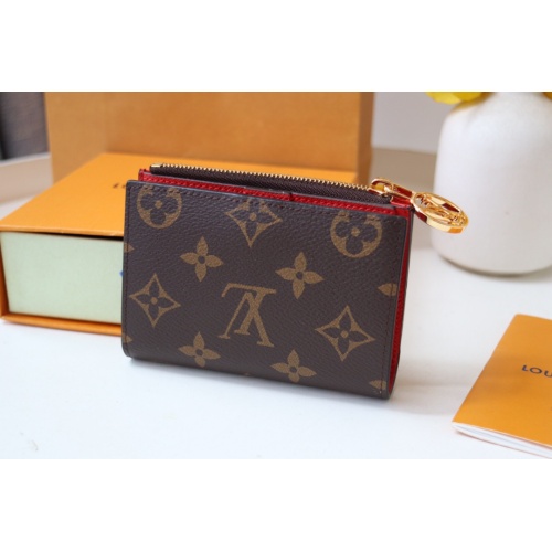 Louis Vuitton AAA Quality Card Case In Red #1211686 $72.00 USD, Wholesale Replica Louis Vuitton AAA+ Quality Wallets