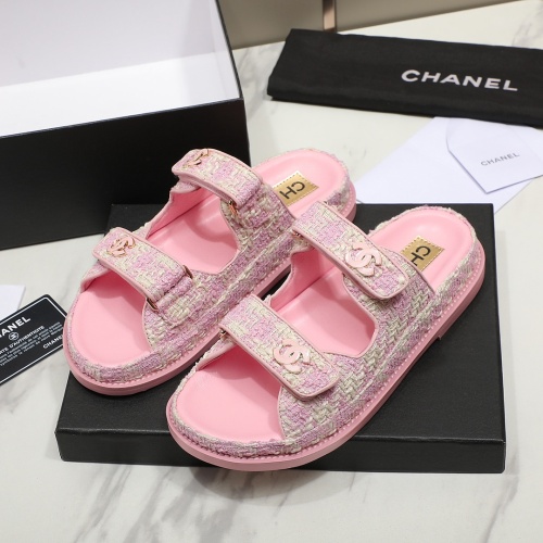 Chanel Slippers For Women #1211701 $92.00 USD, Wholesale Replica Chanel Slippers