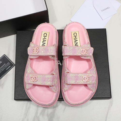 Replica Chanel Slippers For Women #1211701 $92.00 USD for Wholesale