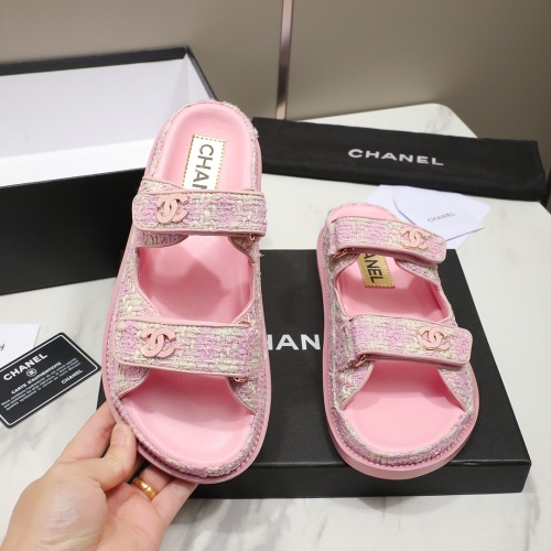 Replica Chanel Slippers For Women #1211701 $92.00 USD for Wholesale