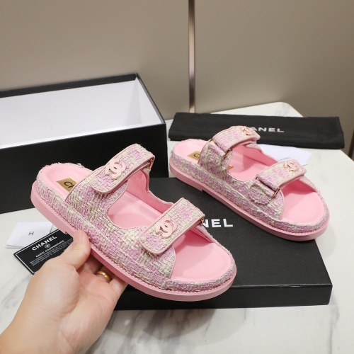 Replica Chanel Slippers For Women #1211701 $92.00 USD for Wholesale