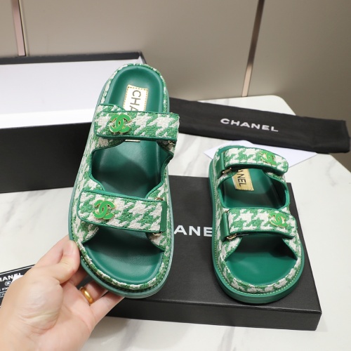 Replica Chanel Slippers For Women #1211702 $92.00 USD for Wholesale