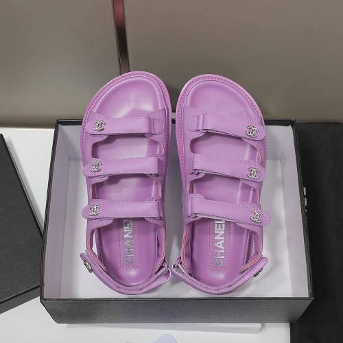 Replica Chanel Sandal For Women #1211711 $100.00 USD for Wholesale