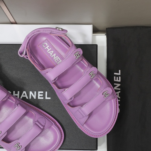 Replica Chanel Sandal For Women #1211711 $100.00 USD for Wholesale