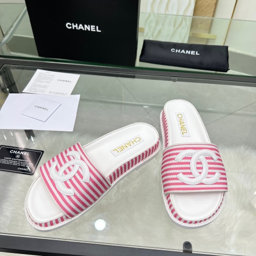 Replica Chanel Slippers For Women #1211733 $72.00 USD for Wholesale