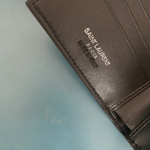 Replica Yves Saint Laurent YSL Man Wallets #1211782 $40.00 USD for Wholesale